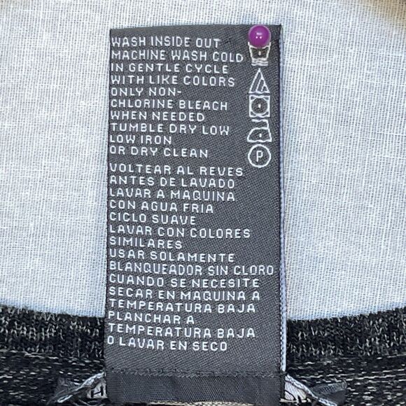 Chelsea & Theodore Top Women Size S Charcoal Gray Sweat Shirt Pullover Thick - Picture 8 of 10